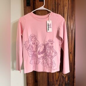 NWT Girls Wrangler Barbie Shirt